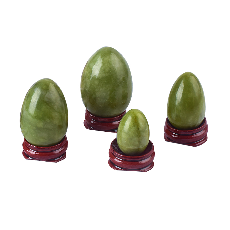 Undrilled Green Jade Yoni Eggs Massage Jade Egg To Train Pelvic Muscles Kegel Exercise Buy