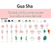  Gua Sha Facial Massage Tool Natural Rock Quartz Scraping board Body Scraper Crystal Scratching 